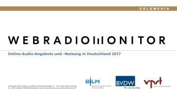 Cover Webradiomonitor 2017