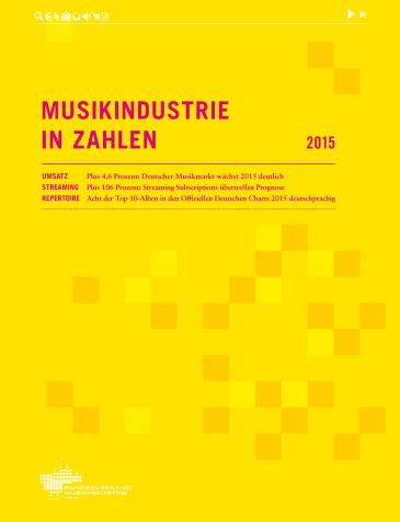 Titel Musikindustrie in Zahlen 2015