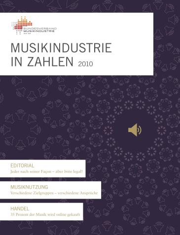 Titel Musikindustrie in Zahlen 2010