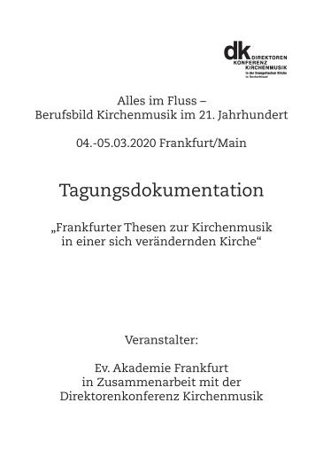 Titel Berufsbild Kirchenmusik