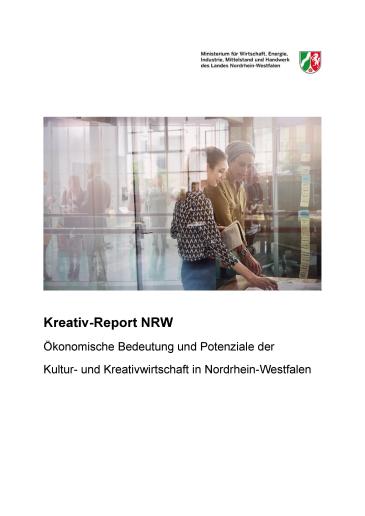 Titel Kreativ-Report NRW 2016