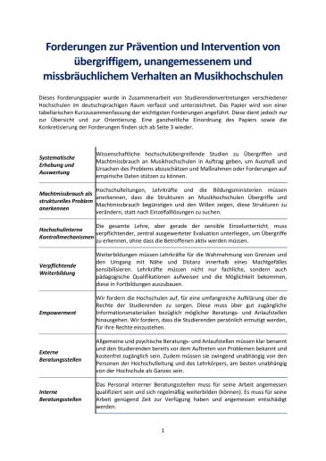 Abbildung: Seite 1 des Papiers