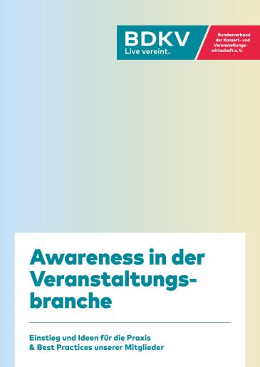 Cover Awareness in der Veranstaltungsbranche