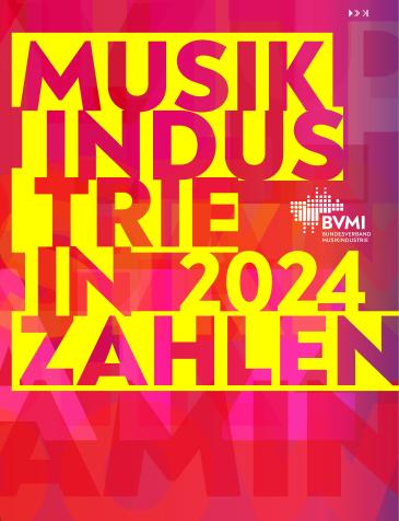Cover Musikindustrie in Zahlen 2024