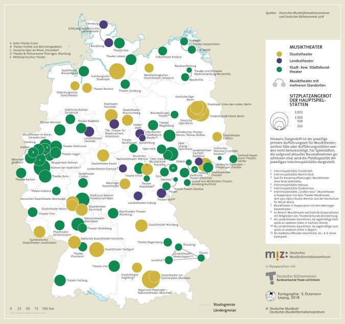 Teaser: Topografie der Musiktheater in Deutschland.