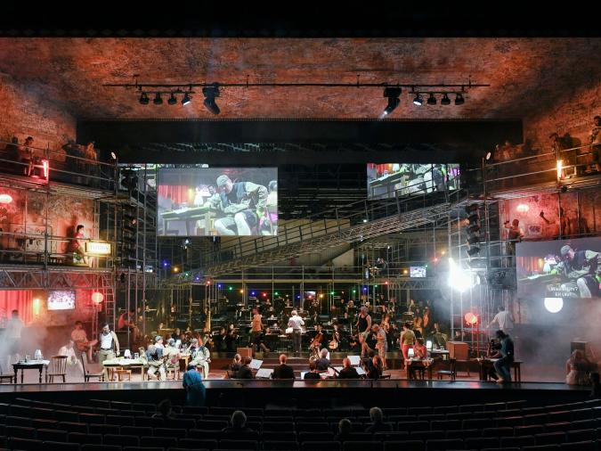 Szene aus „Wozzek“, Alban Berg, Staatstheater Kassel 2021