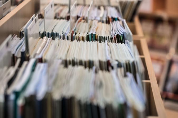 Notenausgabe auf der Frankfurter Musikmesse