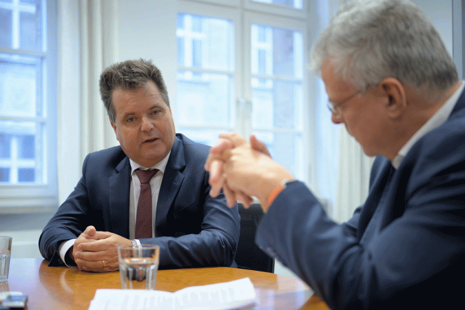 Jürgen Dusel und Christian Höppner