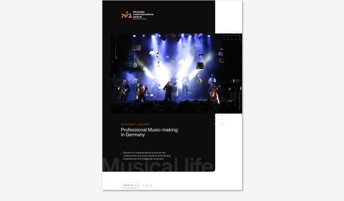 Cover page of the survey report