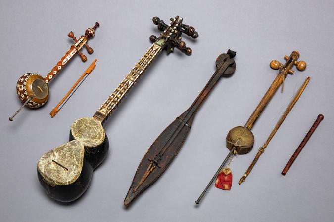 Musical instruments, Museum am Rothenbaum, Hamburg
