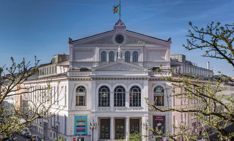 Außenansicht des Theaters am Gärtnerplatz in München
