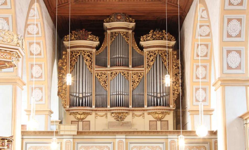 Silbermannorgel in der Georgenkirche Rötha