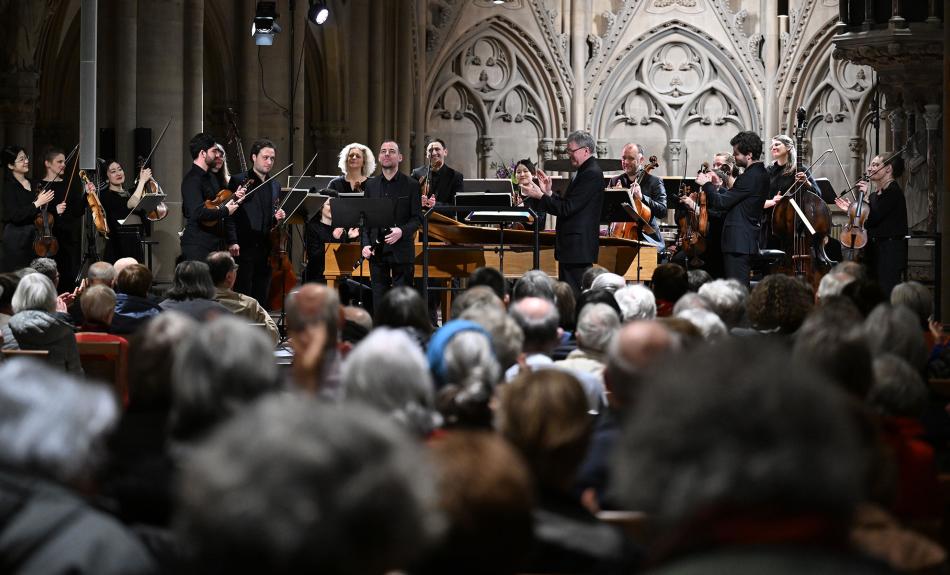 Gaechinger Cantorey beim ersten Internationalen Bachfest Stuttgart 