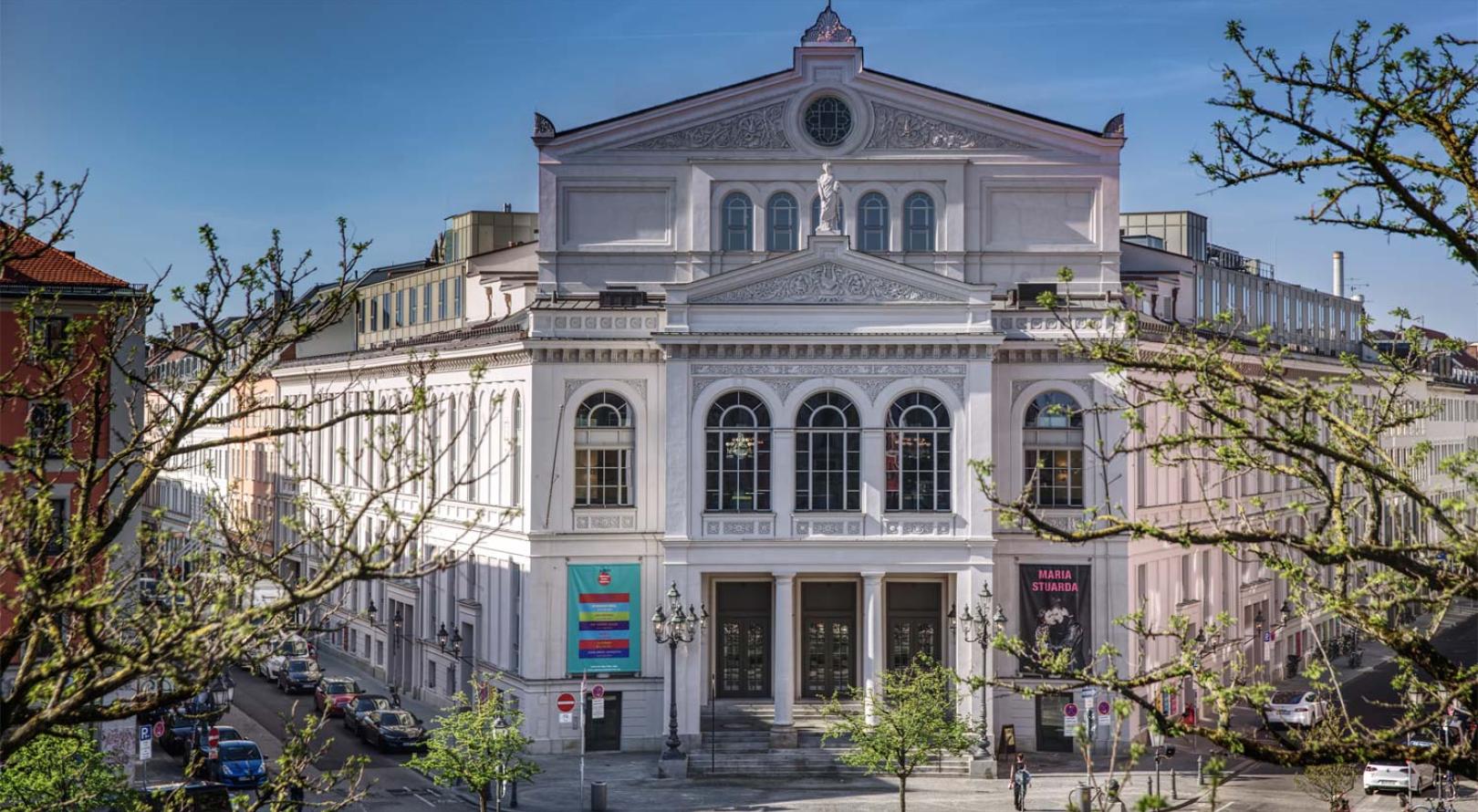 Außenansicht des Theaters am Gärtnerplatz in München