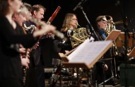 Ensemble Musikfabrik bei der Uraufführung von Georges Aperghis „Intermezzi“ bei der musica viva des br, München, März 2018 