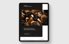 Abbildung: Cover der Studie „Geschlechterverteilung in deutschen Berufsorchestern“