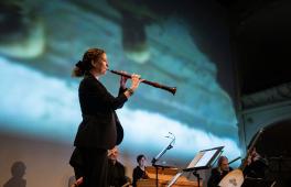 Die Oboistin Katharina Bäuml mit dem Ensemble Capella de la Torre