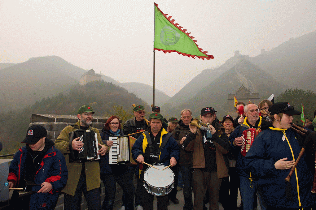 Die Brenz Band auf der Chinesischen Mauer