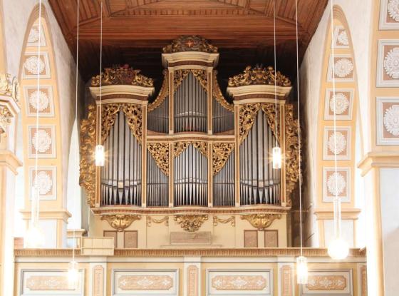 Silbermannorgel in der Georgenkirche Rötha