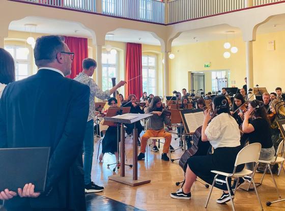 Orchesterprobe des Ukrainischen Sinfonieorchesters