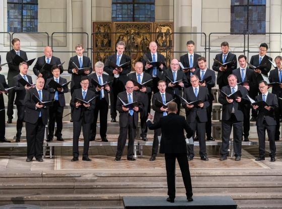 Abbildung: Rundfunkchor im Konzert