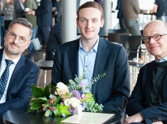 v.l.n.r. Michael Grünberger, Niklas Maamar, Robert Staats