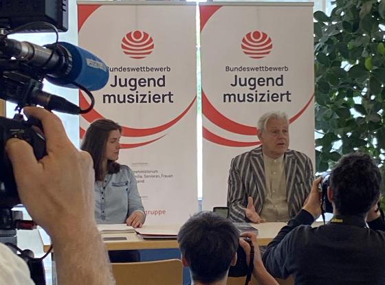 Pressekonferenz zum 60. Bundeswettbewerb Jugend musiziert