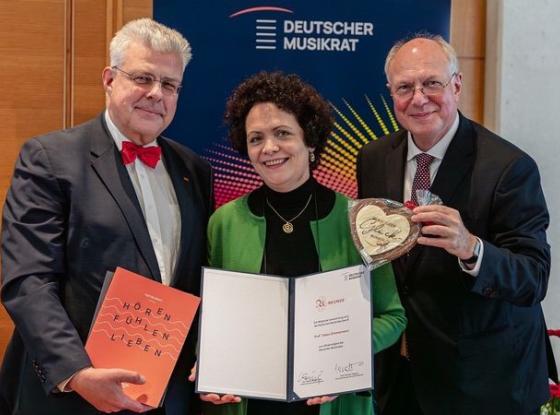 Prof. Christian Höppner, Prof. Tabea Zimmermann, Prof. Martin Maria Krüger 