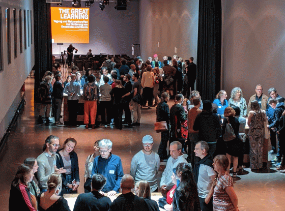 Netzwerktreffen The Great Learning im silent green in Berlin