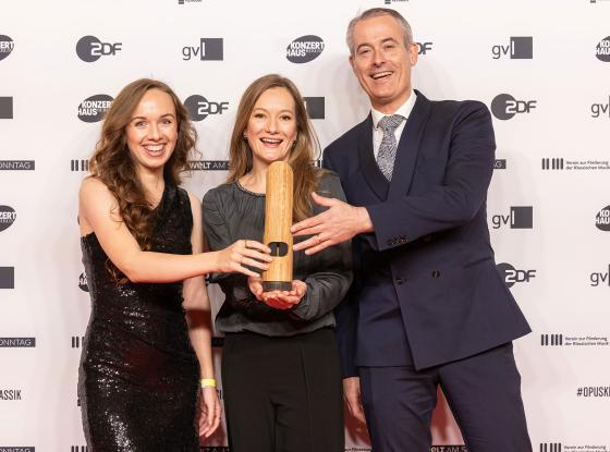 Preisverleihung des Opus Klassik 2024 an Lea Brückner, Maja Plüddemann und Michael Becker