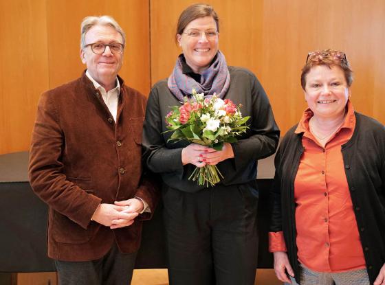 Dr. Rüdiger Nolte, Maren Brechtefeld, Prof. Anne-Kathrin Lindig