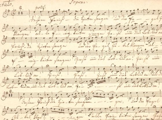 Noten von Johann Christoph Friedrich Bach, Die Kindheit Jesu, 1790