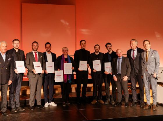 Preisträger des ersten internationalen Arrangement-Wettbewerbs für Musikalische Erinnerungskultur auf dem Deutschen Chorfest 2025